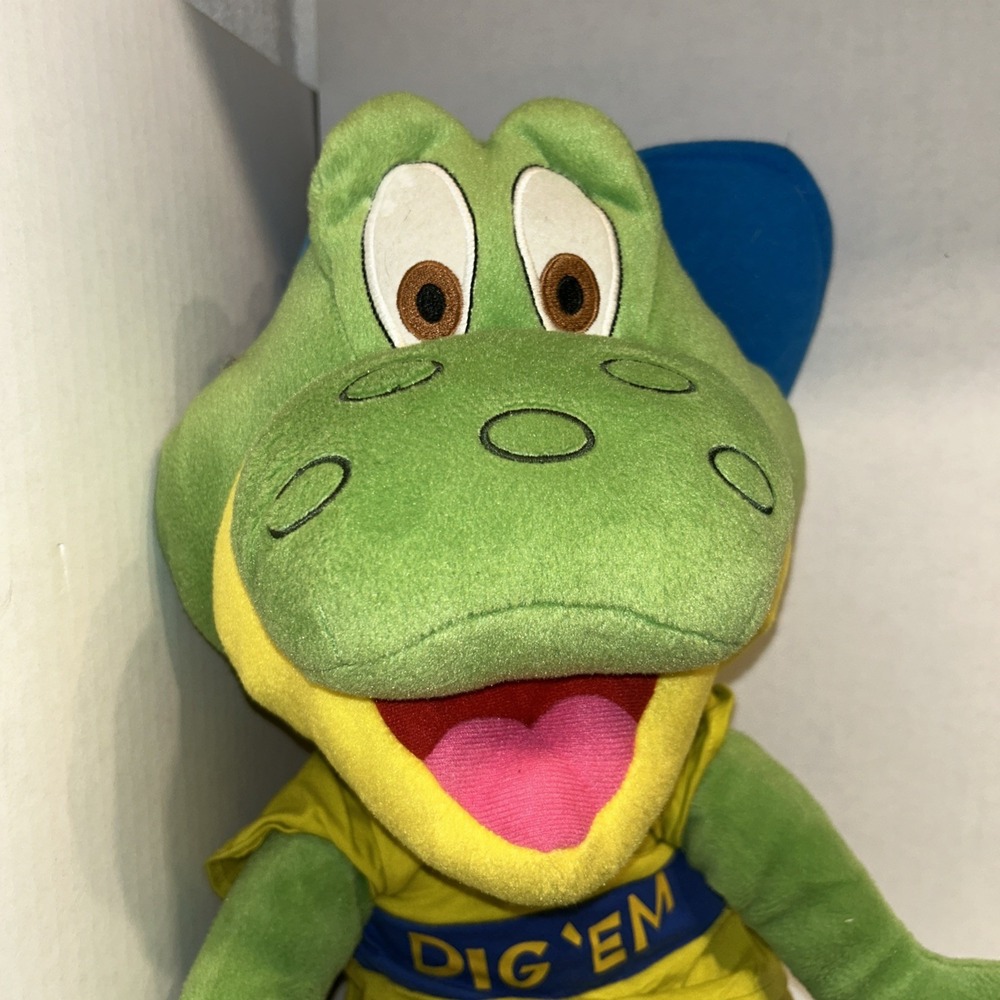 Dig Em Green Frog XL 28" Plush Honey Smacks Cereal 2008 Kellogg's Brands Toy - Picture 2 of 4